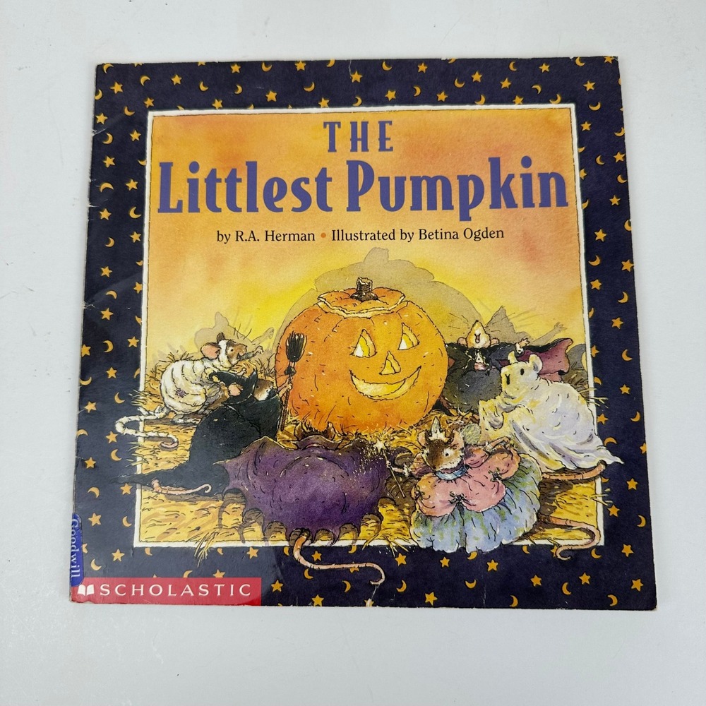 The Littlest Pumpkin Scholastic Paperback Halloween Book R.A. Herman Ogden